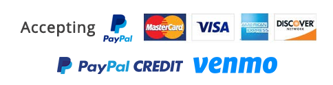 Accepting payments, paypal, amex, mastercard, visa, discover